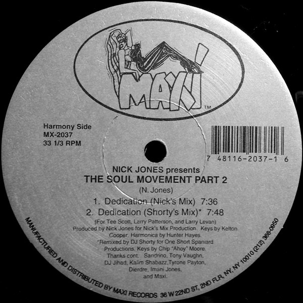 Nick Jones - The Soul Movement Part 2 | Maxi Records (MX-2037) - 3 Nick Jones - The Soul Movement Part 2 | Maxi Records (MX-2037) - 3