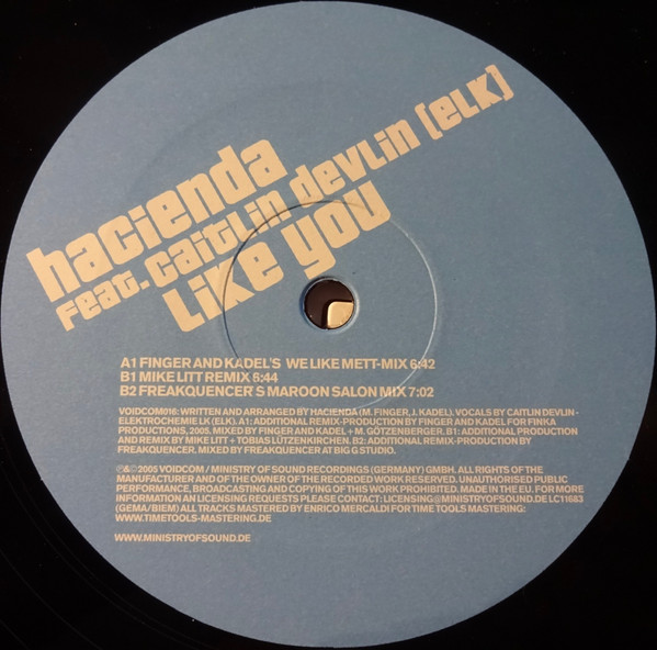 Hacienda Feat. Caitlin Devlin - Like You | Voidcom (VOIDCOM016) - 4 Hacienda Feat. Caitlin Devlin - Like You | Voidcom (VOIDCOM016) - 4