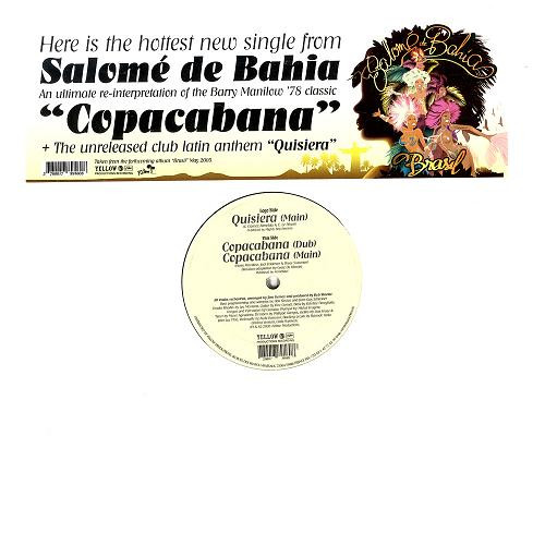 Salomé De Bahia - Copacabana | Yellow Productions (YP 207) - 4 Salomé De Bahia - Copacabana | Yellow Productions (YP 207) - 4