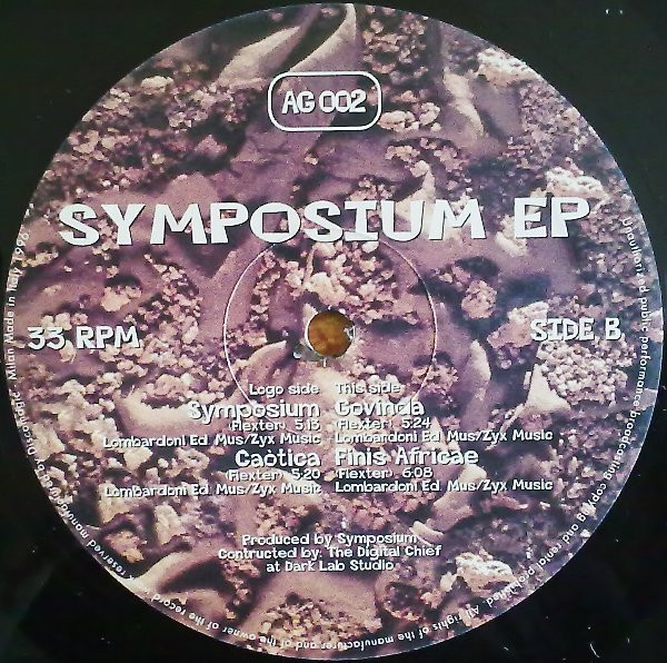 Symposium - Symposium EP | The Afro Goa Record Company (AG 002) - 3 Symposium - Symposium EP | The Afro Goa Record Company (AG 002) - 3