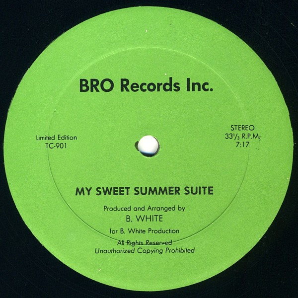 Love Unlimited Orchestra - My Sweet Summer Suite | BRO Records (TC-901) - main