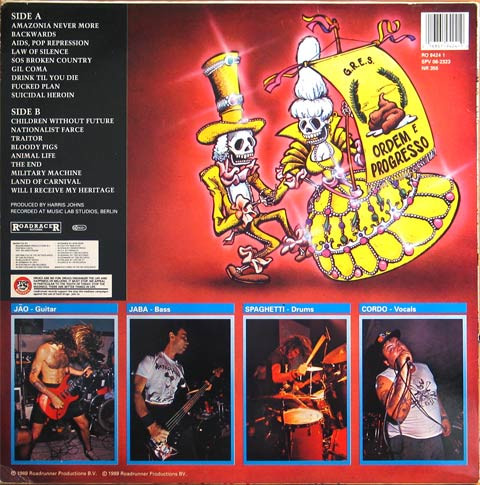 Ratos De Porão - Brasil | Roadracer Records (RO 9424-1) - 2