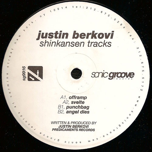 Justin Berkovi - Shinkansen Tracks | Sonic Groove (sg9916)