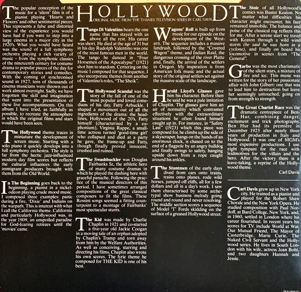 Hollywood (Original Music From The Thames Television Series By Carl Davis)
