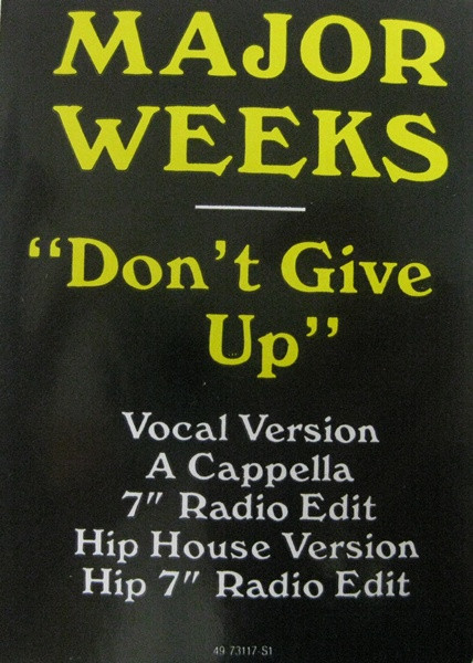 Major Weeks - Don't Give Up | Epic (49 73117)