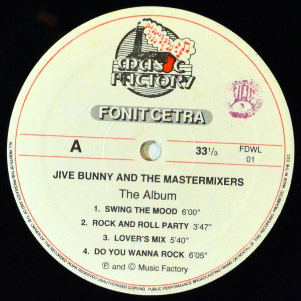 Jive Bunny And The Mastermixers - The Album | Music Factory (MFDWL 01) - 3 Jive Bunny And The Mastermixers - The Album | Music Factory (MFDWL 01) - 3