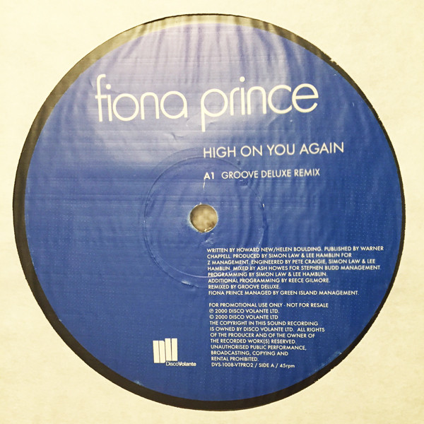 Fiona Prince - High On You Again | Disco Volante (DVS-1008-VTPRO2) - 2 Fiona Prince - High On You Again | Disco Volante (DVS-1008-VTPRO2) - 2