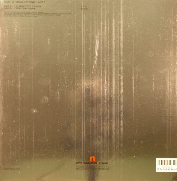 Gusto - Disco Revenge (Part 1) | International Records (Crystal 3) - 2