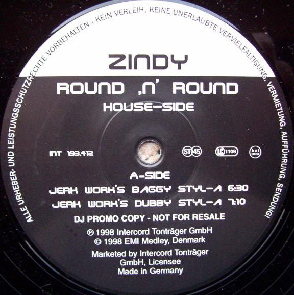 Zindy - Round 'N' Round | Intercord Tonträger GmbH (INT 193.412)