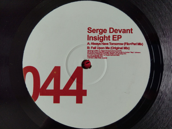 Serge Devant - Insight EP | Lost Language (LOST044) - 3 Serge Devant - Insight EP | Lost Language (LOST044) - 3
