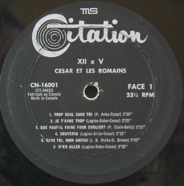 César Et Les Romains - XII x V | Citation (CN-16001) - 3