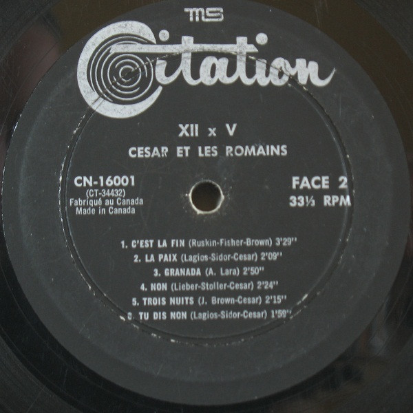 César Et Les Romains - XII x V | Citation (CN-16001) - 4
