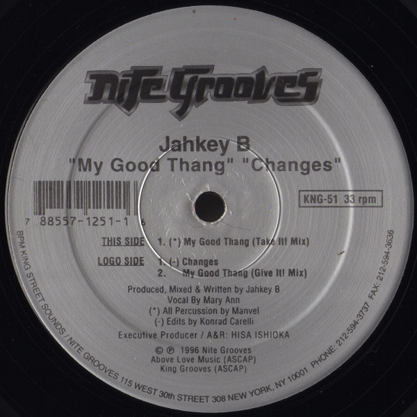 Jahkey B - My Good Thang | Nite Grooves (KNG-51)