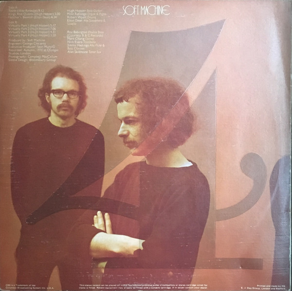 Soft Machine - Fourth | CBS (S 64280) - 2 Soft Machine - Fourth | CBS (S 64280) - 2
