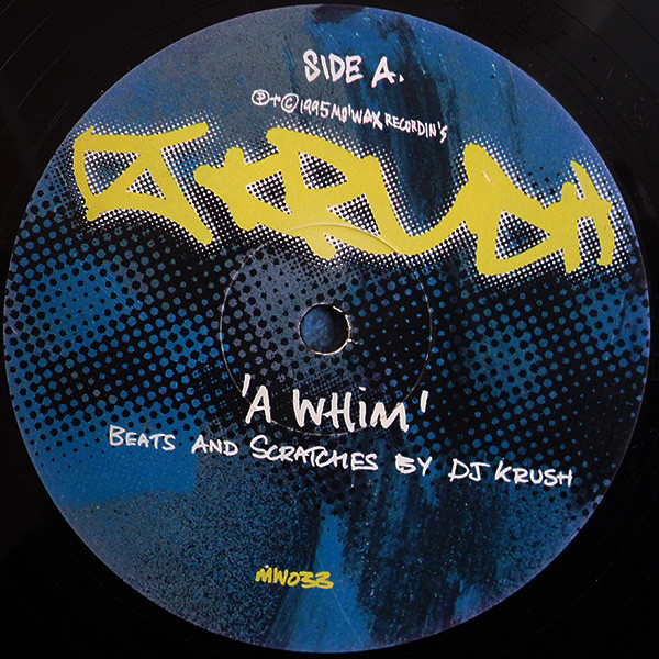 DJ Krush / DJ Shadow - A Whim / 89.9 Megamix + Bonus Beats | Mo Wax (MW033) - 3