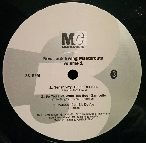 Various - New Jack Swing Mastercuts Volume 1 | Mastercuts (CUTSLP 5) - 4