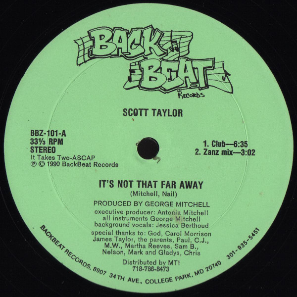 Scott Taylor - It's Not That Far Away | Backbeat Records (BBZ-101)