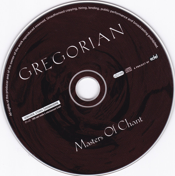 Gregorian - Masters Of Chant | Edel (0058892ERE) - 3 Gregorian - Masters Of Chant | Edel (0058892ERE) - 3