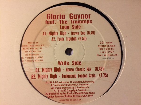 Gloria Gaynor and The Trammps - The Mighty High | Natural Records (NR 703026)