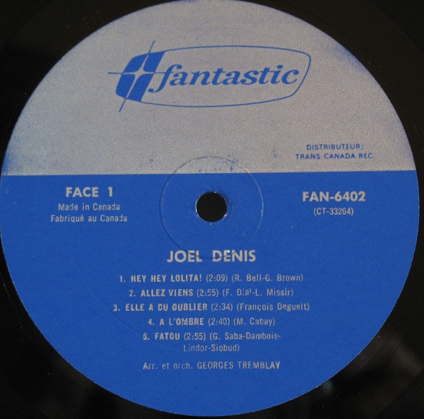 Joël Denis - Hey! Hey! Lolita | Fantastic (FAN-6402) - 3