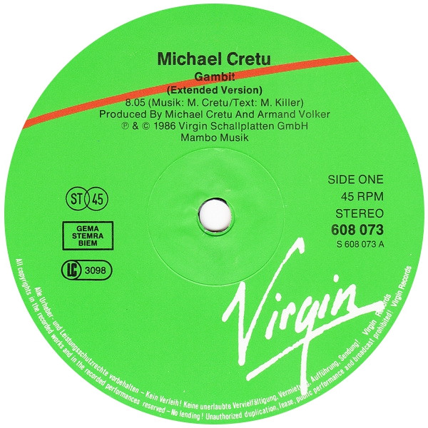 Cretu - Gambit | Virgin (608 073) - 3