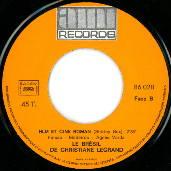 Christiane Legrand - Avec Des Je Avec Des Ja / HLM Et Cine Roman | AMI Records (86 028) - 4