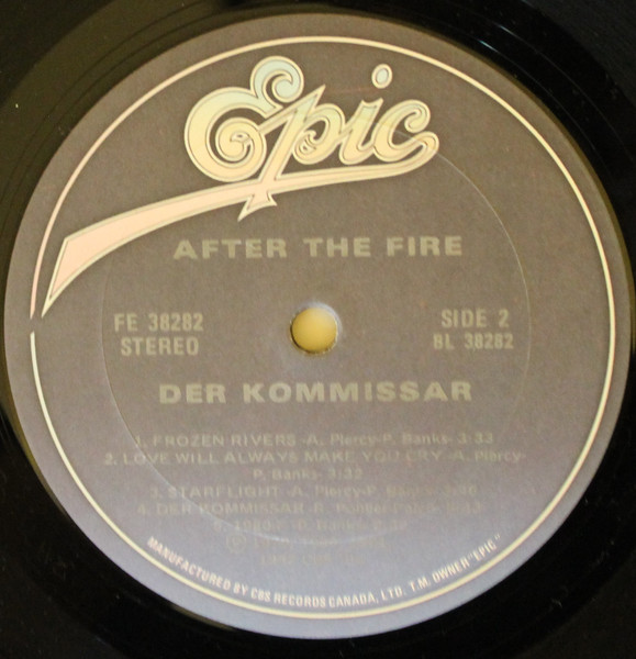 After The Fire - Der Kommissar | Epic (FE 38282) - 4