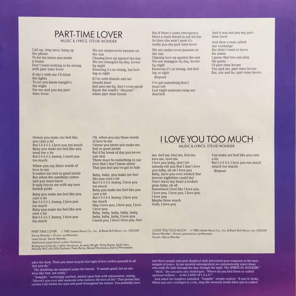 Stevie Wonder - In Square Circle | Motown (ZL 72005) - 10 Stevie Wonder - In Square Circle | Motown (ZL 72005) - 10