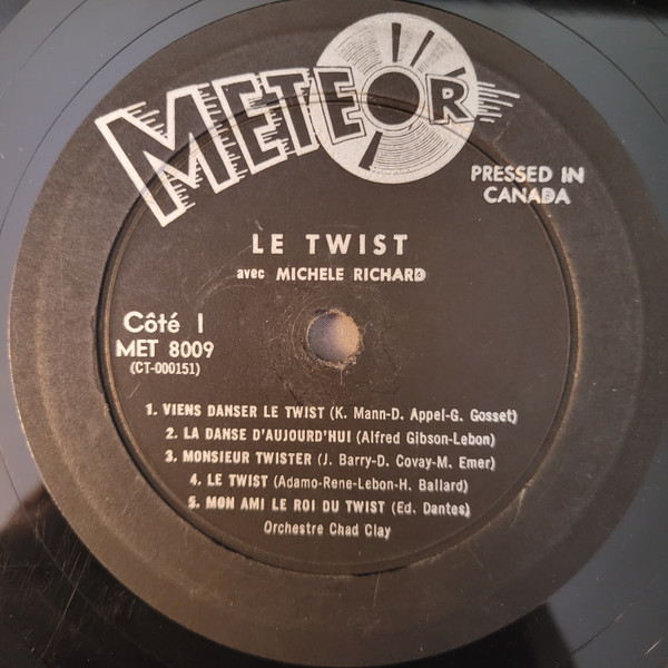 Michèle Richard - Le Twist | Meteor (MET 8009) - 3 Michèle Richard - Le Twist | Meteor (MET 8009) - 3
