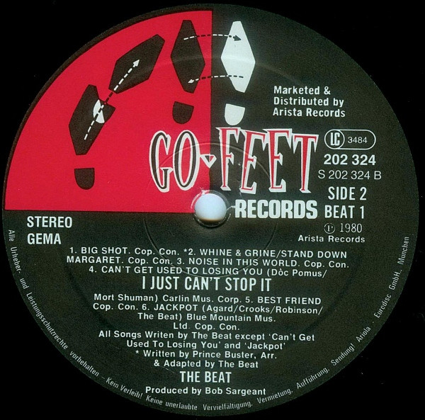 The Beat - I Just Can't Stop It | Go-Feet Records (202 324) - 4 The Beat - I Just Can't Stop It | Go-Feet Records (202 324) - 4