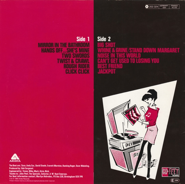 The Beat - I Just Can't Stop It | Go-Feet Records (202 324) - 2 The Beat - I Just Can't Stop It | Go-Feet Records (202 324) - 2