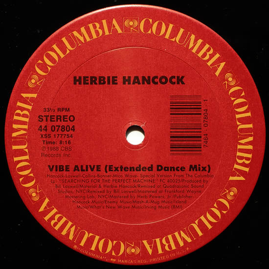 Herbie Hancock - Vibe Alive | Columbia (44 07804) - 3 Herbie Hancock - Vibe Alive | Columbia (44 07804) - 3