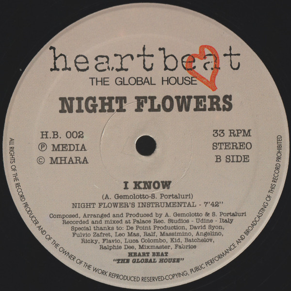 Night Flowers - I Know | Heartbeat (H.B. 002) - 2
