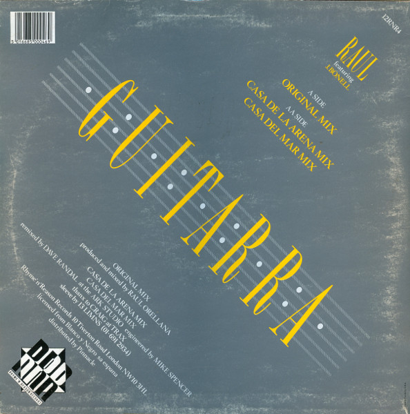Raul Featuring J. Bonell - Guitarra | Rhyme 'N' Reason Records (12 RNR 4) - 2 Raul Featuring J. Bonell - Guitarra | Rhyme 'N' Reason Records (12 RNR 4) - 2