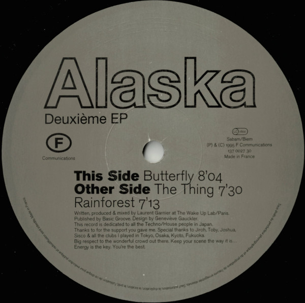 Alaska - Deuxième EP | F Communications (F 027) - 2