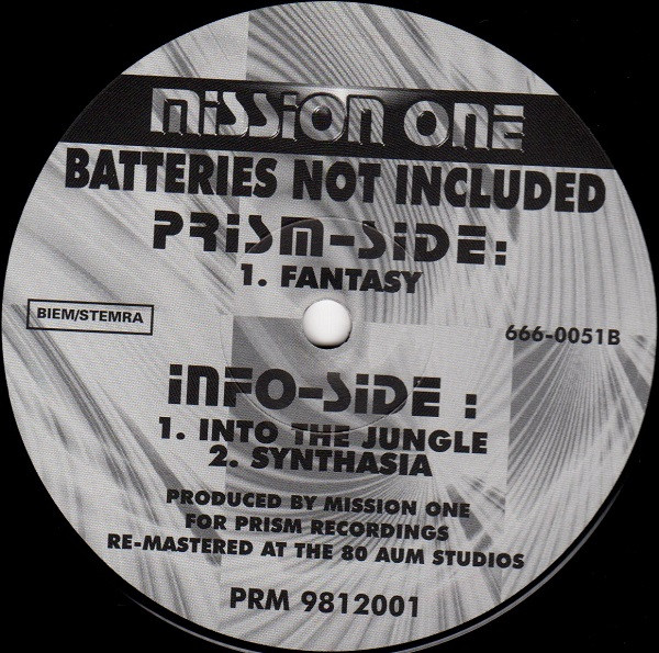 Mission One - Batteries Not Included | Prism Recordings (PRM 9812001) - 4 Mission One - Batteries Not Included | Prism Recordings (PRM 9812001) - 4
