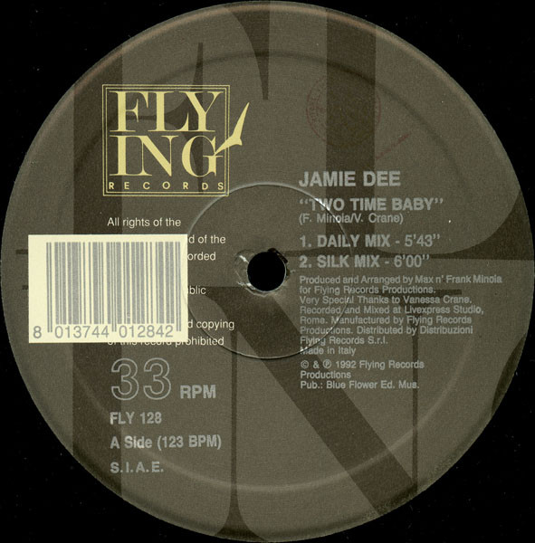 Jamie Dee - Two Time Baby | Flying Records (FLY 128) - 4