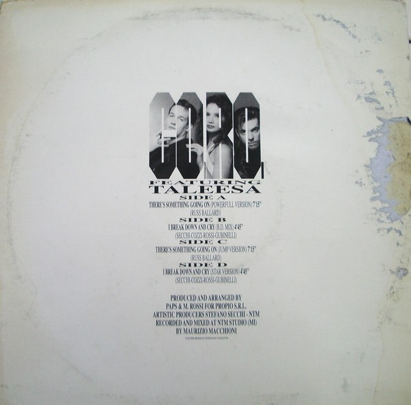 There's Something Going On - B/W - I Break Down And Cry