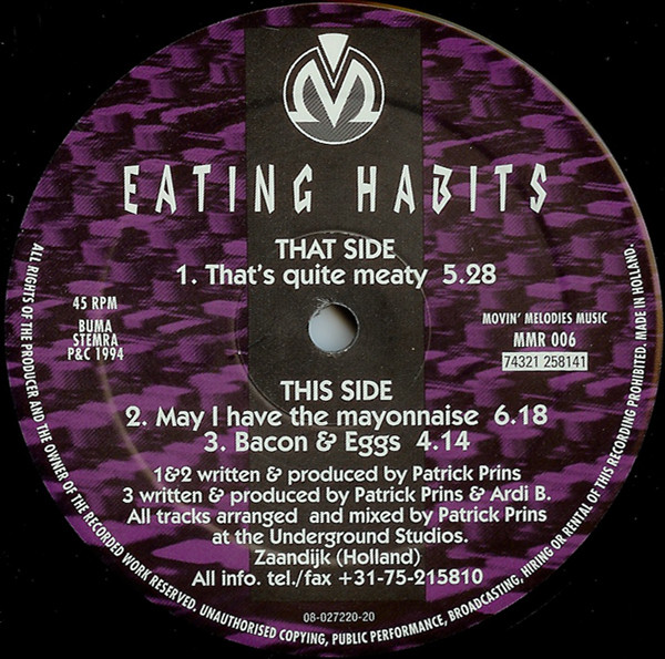 Eating Habits - That's Quite Meaty | Movin' Melodies (MMR 006) - main Eating Habits - That's Quite Meaty | Movin' Melodies (MMR 006) - main