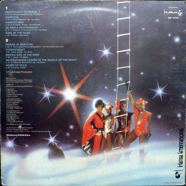 Boney M. - Nightflight To Venus | Durium (DAI 30292) - 3