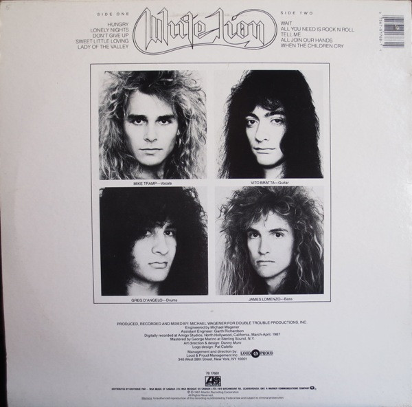 White Lion - Pride | Atlantic (78 17681) - 2