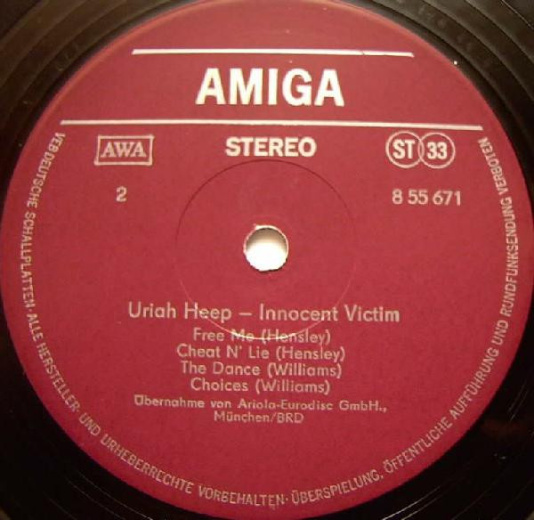 Uriah Heep - Innocent Victim | AMIGA (8 55 671) - 4 Uriah Heep - Innocent Victim | AMIGA (8 55 671) - 4