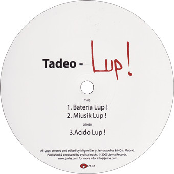 Tadeo - Lup! | Cyclical Tracks (Ct 02) - main