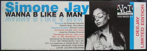 Simone Jay - Wanna B Like A Man | VCI Recordings (7243 894 2316 7) - 6 Simone Jay - Wanna B Like A Man | VCI Recordings (7243 894 2316 7) - 6