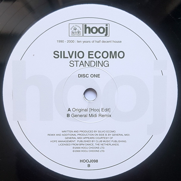 Silvio Ecomo - Standing | Hooj Choons (HOOJ098) - 4