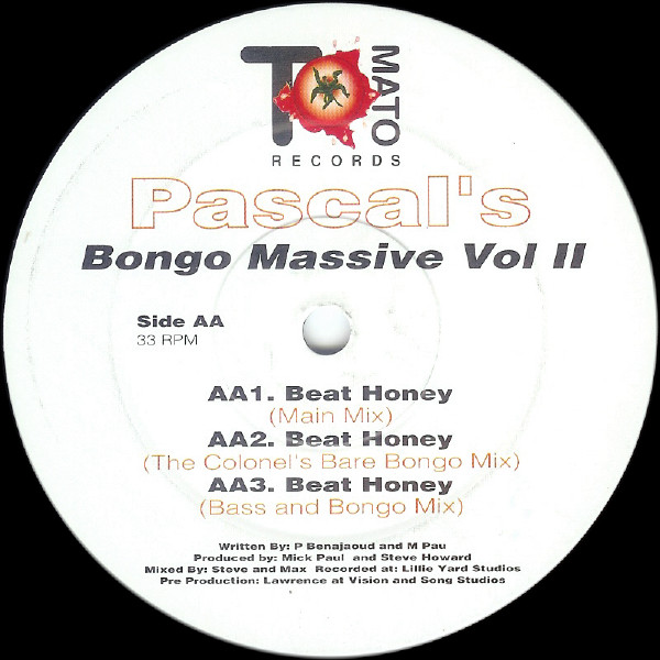 Pascal's Bongo Massive - Volume II | Tomato Records (Tomato 03) - 2