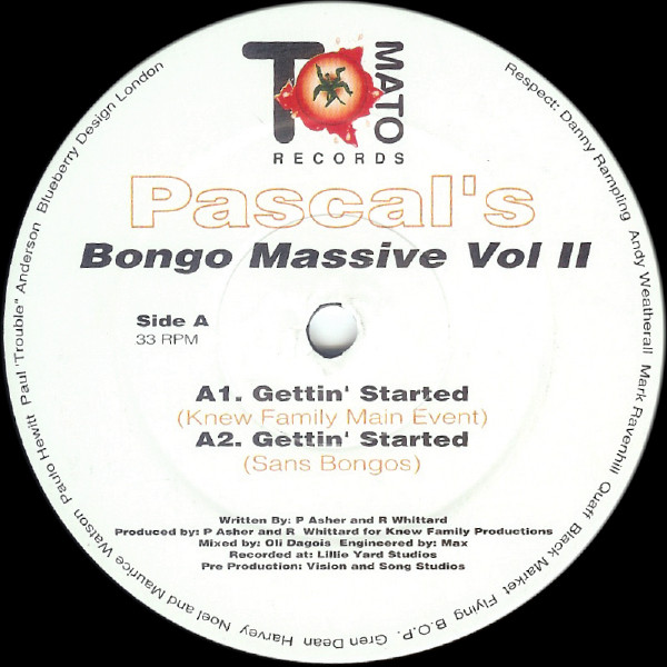 Pascal's Bongo Massive - Volume II | Tomato Records (Tomato 03) - main