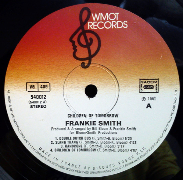 Frankie Smith - Children Of Tomorrow | WMOT Records (540012) - 3 Frankie Smith - Children Of Tomorrow | WMOT Records (540012) - 3