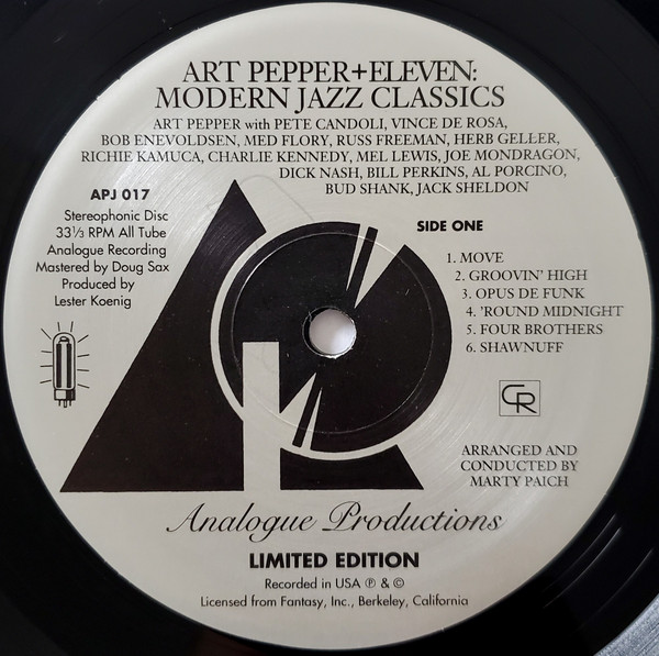 Art Pepper + Eleven (Modern Jazz Classics)