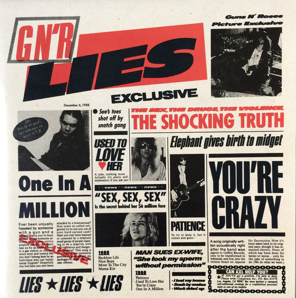 Guns N' Roses - G N' R Lies | Geffen Records (GEFD 24198) - main Guns N' Roses - G N' R Lies | Geffen Records (GEFD 24198) - main